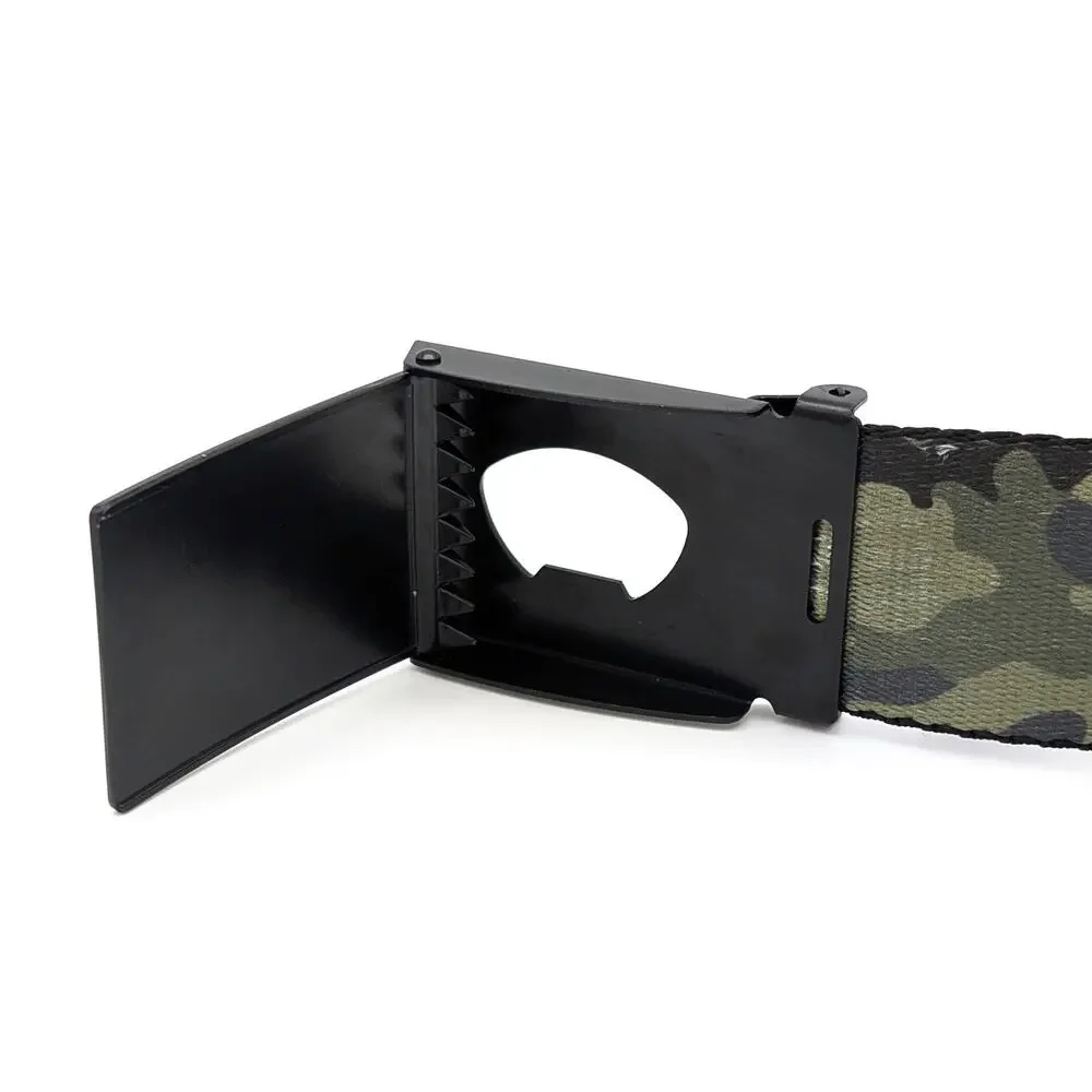 Champion Ratchet Web Belt Camouflage OS Adjustable Gorpcore Green Black Camo
